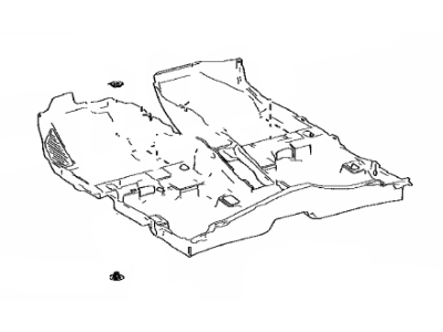 Toyota 58510-12Q80-C1 Carpet Assembly, Floor