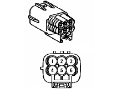 Toyota 90980-11193 Housing, Connector M