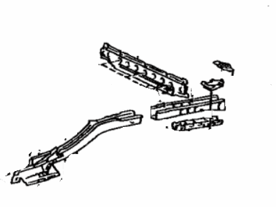 Toyota 57602-33010 Member Sub-Assy, Rear Floor Side, LH