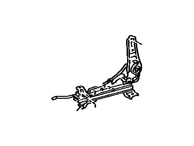 Toyota 72012-33100 Adjuster Sub-Assy, Front Seat, Outer LH