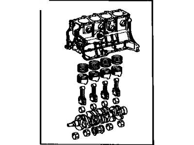 Toyota 11400-03020 Block Assembly, Short