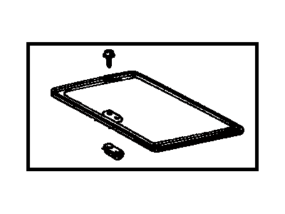 Toyota 63306-33010-04 Trim Sub-Assembly, SUNSHADE