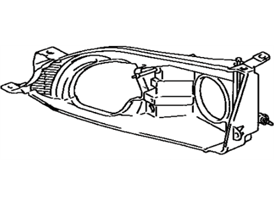 1992 Toyota Camry Headlight - 81106-33010