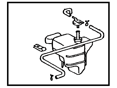 Toyota 16405-20010 Cap Sub-Assy, Reserve Tank