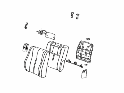 Toyota 71430-33142-B2 Back Assembly, Front Seat, RH