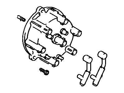 Toyota 19101-74110 Cap Sub-Assy, Distributor