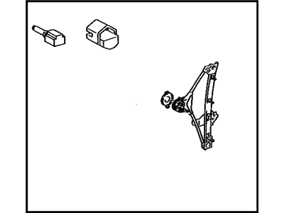 1992 Toyota Camry Window Regulator - 69802-32050