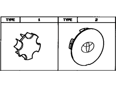 Toyota 42603-33030 Wheel Hub Ornament Sub-Assembly