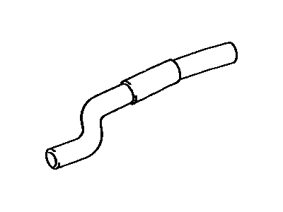 Toyota 16571-74191 Hose, Radiator, Inlet