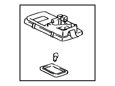 Toyota 81260-06020-E0 Lamp Assembly, Map