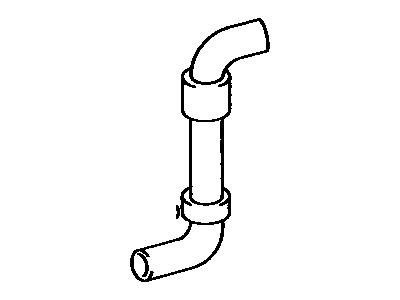 Toyota 16572-62030 Hose, Radiator, Outlet