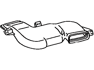 Toyota 55087-33010 Duct Sub-Assembly, Heater To Register