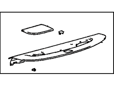 Toyota 64330-33080-K0 Panel Assy, Package Tray Trim