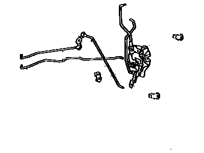 1995 Toyota Camry Door Lock - 69040-33020