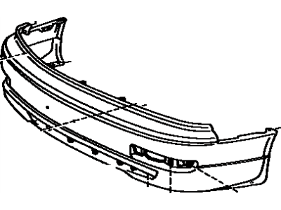 1996 Toyota Camry Bumper - 52119-33907