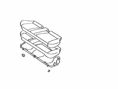 Toyota 71460-33021-B0 Cushion Assembly, Rear Seat