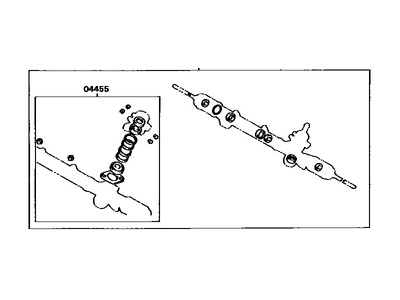 Toyota 04445-07010 Gasket Kit, Power Steering Gear