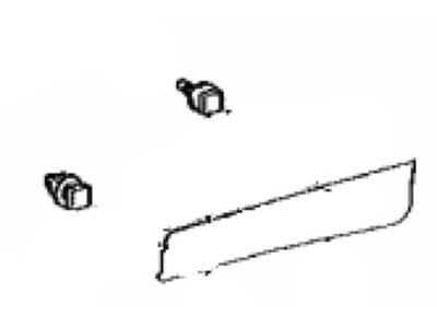 Toyota 75078-0R010 MOULDING Sub-Assembly, R