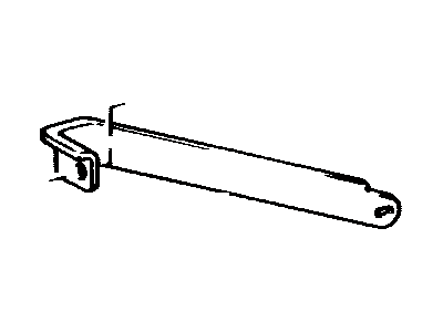 Toyota 44444-60010 Stay, Pump, Rear