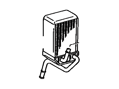 Toyota Land Cruiser Heater Core - 87107-90K02