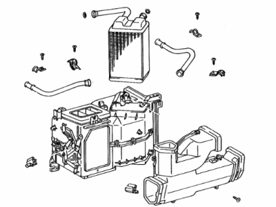Toyota 87150-90K03 Radiator Assembly, Heater