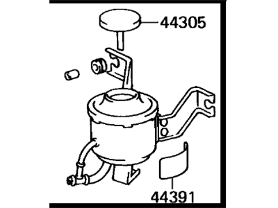 1986 Toyota Land Cruiser Power Steering Reservoir - 44360-60020