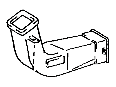 Toyota 55085-90K01 Duct, Air, Side LH