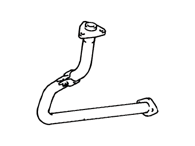 Toyota 17401-58060 Front Exhaust Pipe Assembly