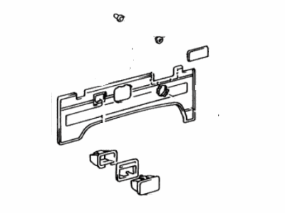 Toyota 62510-90K06-03 Board, Quarter Inside Trim, RH