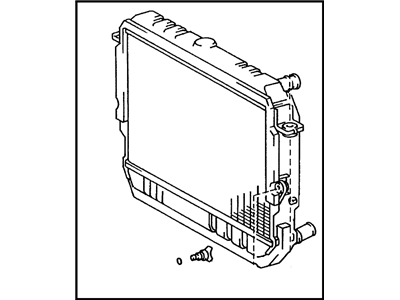 1986 Toyota Land Cruiser Radiator - 16400-58160