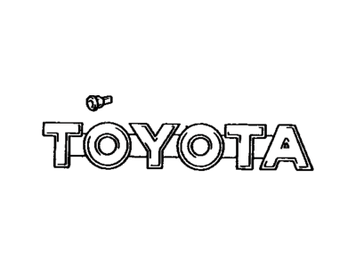 Toyota 75311-90K00 Radiator Grille Emblem(Or Front Panel)