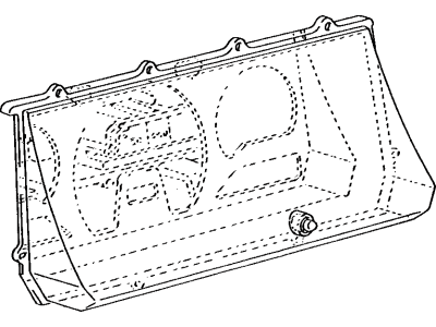 Toyota 83138-90K00 Glass, Combination Meter
