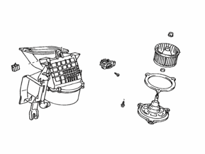 Toyota 87130-90K03 Blower Assembly, Heater, Front