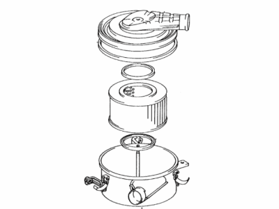 Toyota 17700-58160 Cleaner Assembly, Air