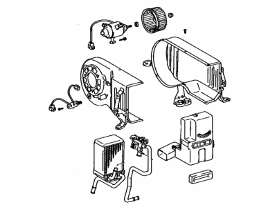 Toyota 87110-90K01 Heater Assembly, Rear