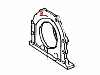 Toyota 11381-56031 Retainer, Engine Rear Oil Seal