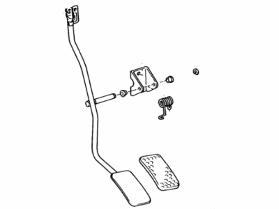 Toyota 78120-90K02 Rod Assembly, Accelerator Pedal