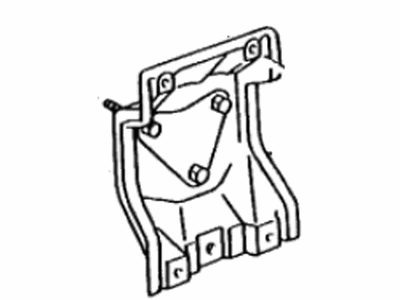 Toyota 51908-90K03 Bracket Sub-Assembly, Spare Wheel Carrier