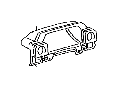 Toyota 55404-90K00-06 Panel Sub-Assembly, Instrument Cluster Finish