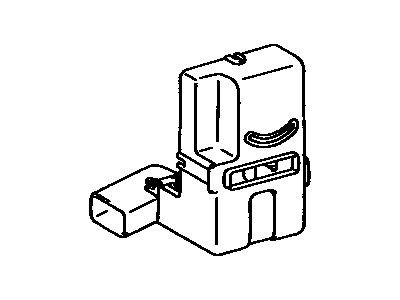 Toyota 87212-90K00 Duct, Air, Rear