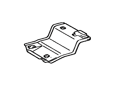 Toyota 58327-90K00 INSULATOR, Main MAFFLAR Heat