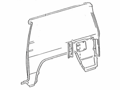 Toyota 61611-90K03 Panel, Quarter, RH