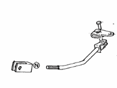 Toyota 36308-60050 Rod Sub-Assembly, High & Low Shift