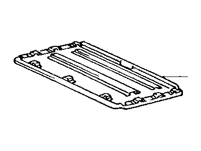 Toyota 63306-90K01-08 Trim Sub-Assembly, SUNSHADE