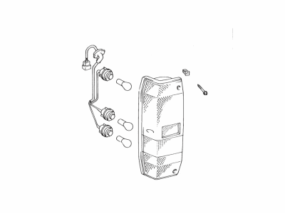 Toyota 81560-90K16 Lamp Assembly, Rear Combination, LH