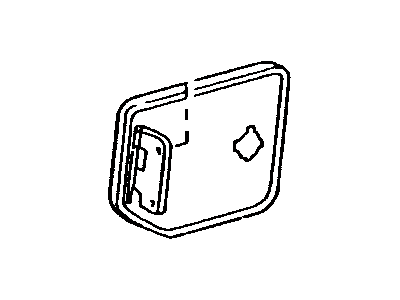 Toyota 77305-90K00 Lid Sub-Assembly, Fuel Filler Opening