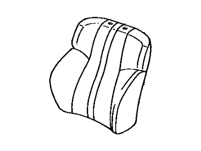 Toyota 71073-2G870-C0 Front Seat Back Cover, Right(For Separate Type)