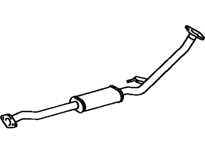 Toyota 17420-74760 Center Exhaust Pipe Assembly
