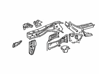 Toyota 57102-20800 Member Sub-Assy, Front Side, LH