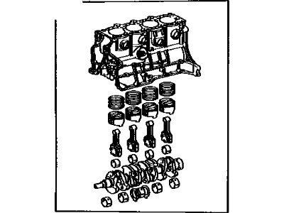 Toyota 11400-16360 Block Assembly, Short